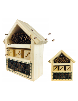 Domek dla owadów /27x19,5 cm - Naturalny
