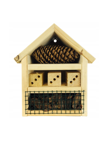 Art. Ogrodowe - Domek dla owadów /27x19,5 cm - Naturalny - product 3