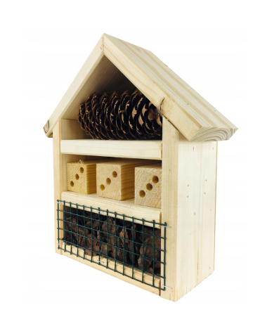 Art. Ogrodowe - Domek dla owadów /27x19,5 cm - Naturalny - product 4