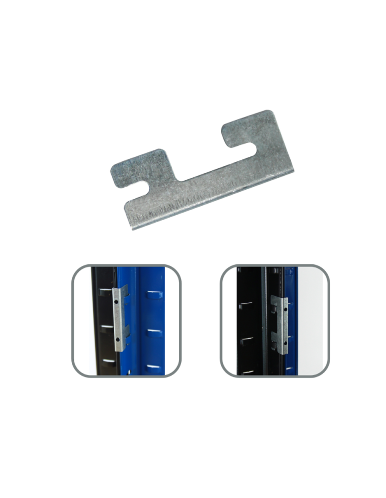 Regały Magazynowe - Łącznik szeregowy /1 szt/ do regału metalowego - Ocynkowany - product b2b.wamar.biz 1