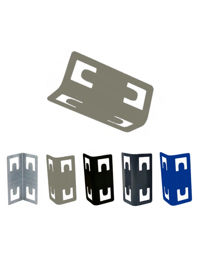 Regały Magazynowe - Łącznik nóg /1 szt/ do regału metalowego - Biały - product b2b.wamar.biz 1