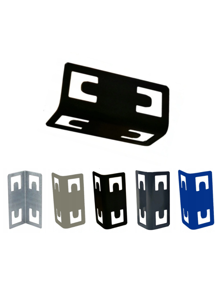 Regały Magazynowe - Łącznik nóg /1 szt/ do regału metalowego - Czarny - product b2b.wamar.biz 1