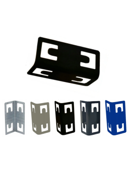 Łącznik nóg /1 szt/ do regału metalowego - Czarny