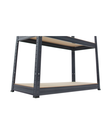 Regały Magazynowe - Stopka plastikowa /1 szt/ do regału metalowego - Czarna - product 3