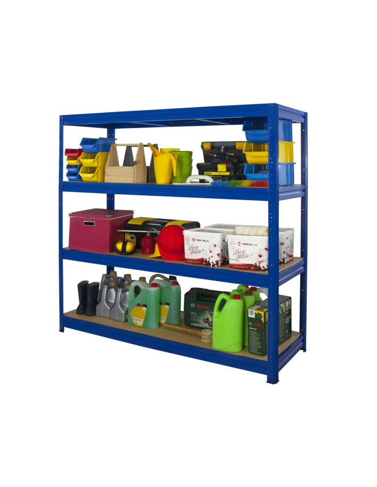 Regały - Regał do Dużych Obciążeń 177x200x60 KOLOS/ Niebieski - product b2b.wamar.biz 6