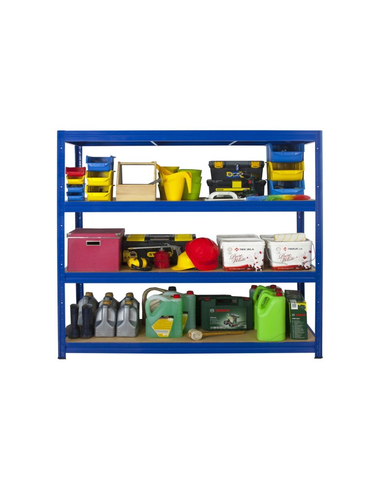 Regały - Regał do Dużych Obciążeń 177x240x60 KOLOS/ Niebieski - produkt b2b.wamar.biz 5