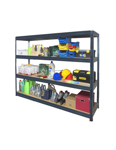 Regały - Regał do Dużych Obciążeń 177x200x60 KOLOS/ Szary - product 4