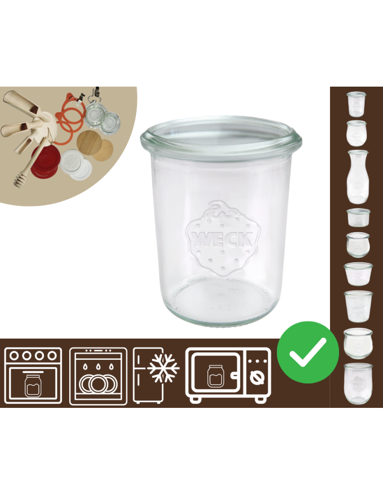 Słoiki i Dodatki - Słoiki WECK / żaroodporny słoik 160ml MOLD - product b2b.wamar.biz 1