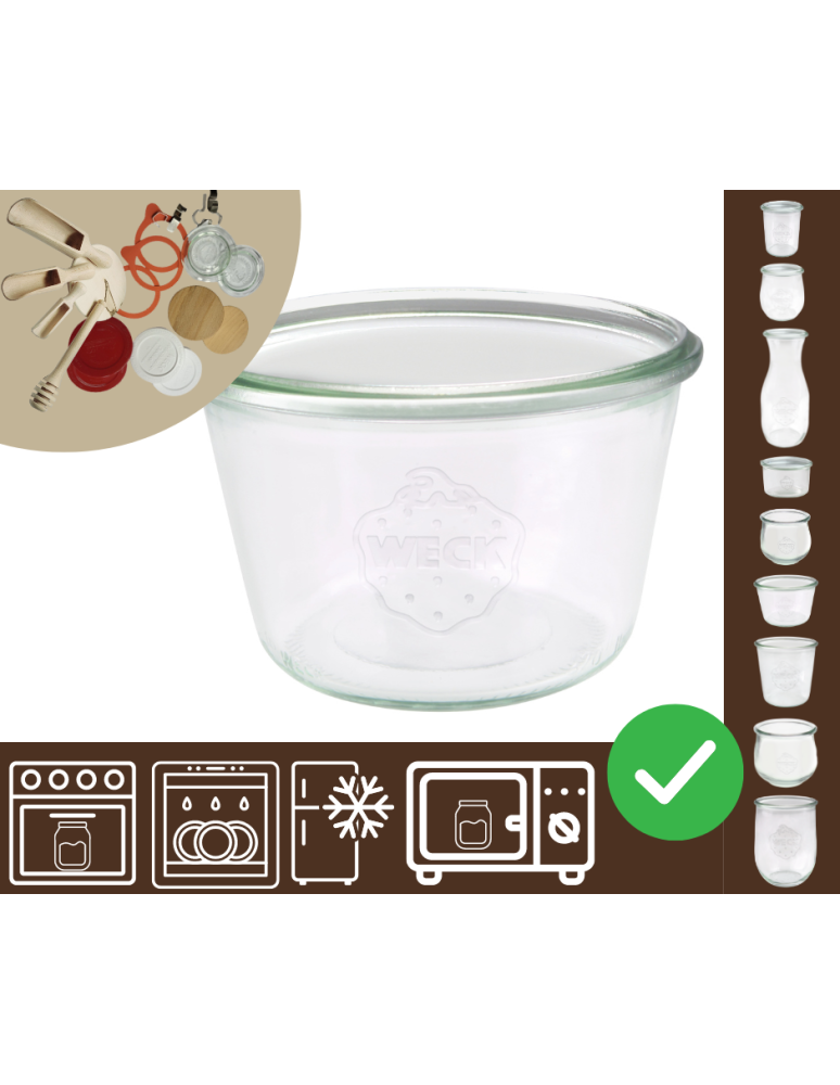 Słoiki i Dodatki - Słoiki WECK / żaroodporny słoik 370ml MOLD - product b2b.wamar.biz 1