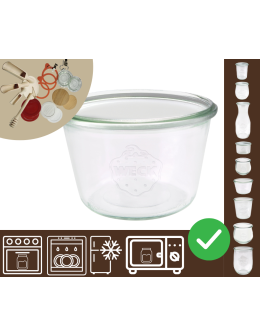 Słoiki WECK / żaroodporny słoik 370ml MOLD