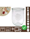 Słoiki WECK / żaroodporny słoik 1l 1062ml TULIP