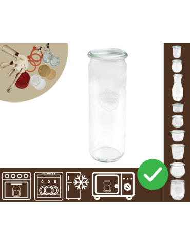Słoiki WECK / żaroodporny słoik 600ml CYLINDER