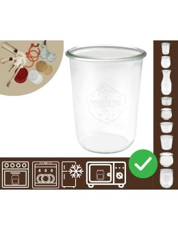 Słoiki WECK / żaroodporny słoik 850ml MOLD