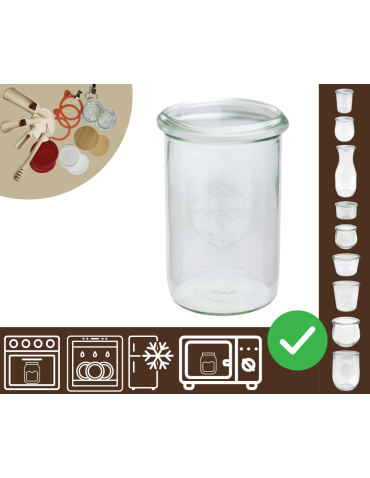 Słoiki WECK / żaroodporny słoik 1050ml 1l MOLD