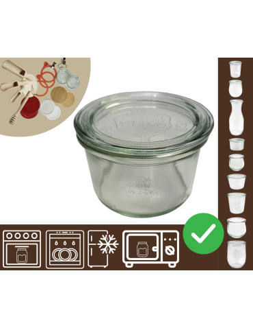 Słoiki WECK / szklane wieko słoik 200ml MOLD