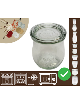 Słoiki WECK / szklane wieko słoik 220ml TULIP