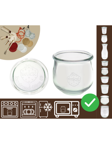 Słoiki WECK / szklane wieko słoik 370ml TULIP