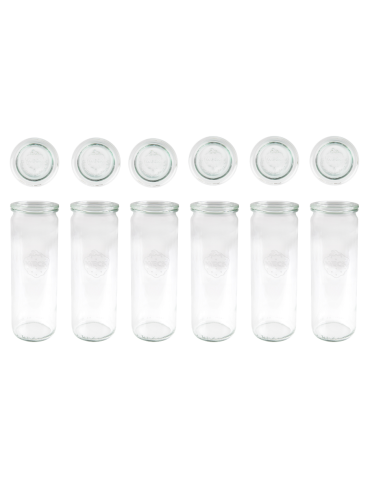 Słoiki i Dodatki - Słoiki WECK 6szt/ szklane wieko słoik 600ml CYLINDER - product 3