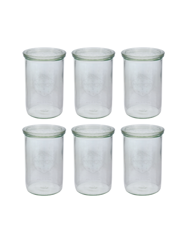 Słoiki i Dodatki - Słoiki WECK 6szt/ szklane wieko słoik 1050ml 1l MOLD - produkt 3