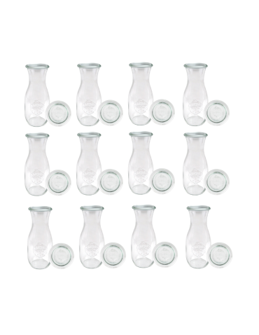 Słoiki i Dodatki - Słoiki WECK 12szt/ szklane wieko KARAFKA 1l 1062ml BUTELKA - product 3