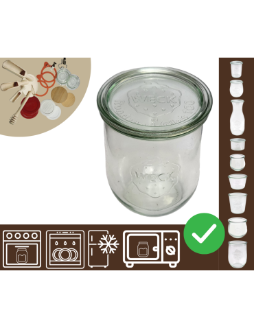 Słoiki WECK / szklane wieko słoik 1l 1062ml TULIP