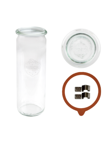 Słoiki i Dodatki - Słoiki WECK / szkl. wieko,gumka, bl słoik 600ml CYLINDER - product 3