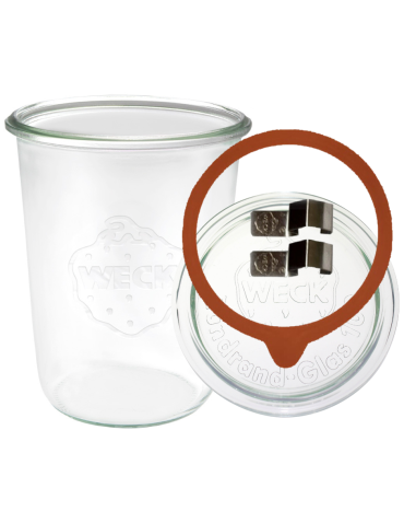 Słoiki i Dodatki - Słoiki WECK / szkl. wieko,gumka, bl słoik 850ml MOLD - product 3