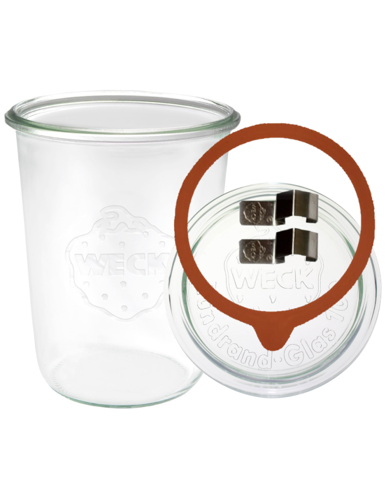 Słoiki i Dodatki - Słoiki WECK / szkl. wieko,gumka, bl słoik 850ml MOLD - product b2b.wamar.biz 3