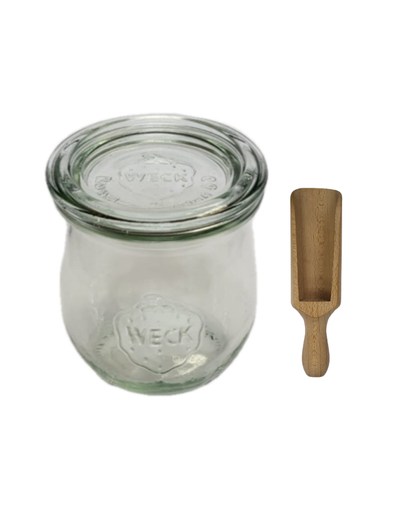 Słoiki i Dodatki - Słoiki WECK / szklane wieko, miarka słoik 220ml TULIP - product b2b.wamar.biz 3