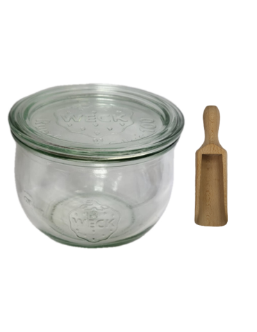 Słoiki i Dodatki - Słoiki WECK / szklane wieko, miarka słoik 580ml TULIP - product 3