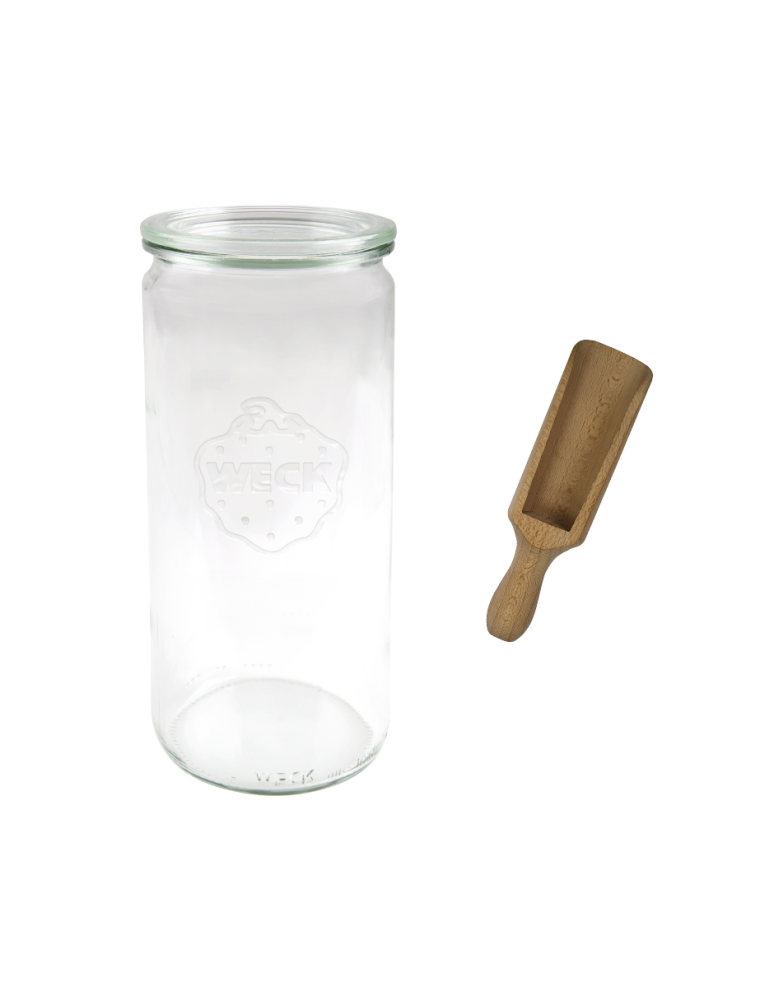 Słoiki i Dodatki - Słoiki WECK / szklane wieko, miarka słoik 1040ml 1l CYLINDER - product b2b.wamar.biz 3