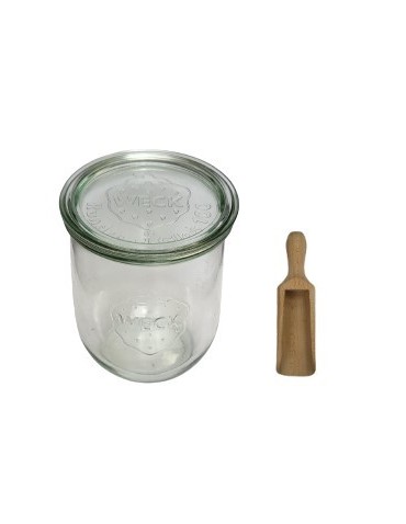 Słoiki i Dodatki - Słoiki WECK / szklane wieko, miarka słoik 1l 1062ml TULIP - product 3