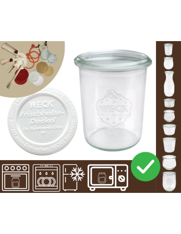 Słoiki WECK / plastikowe wieko słoik 160ml MOLD