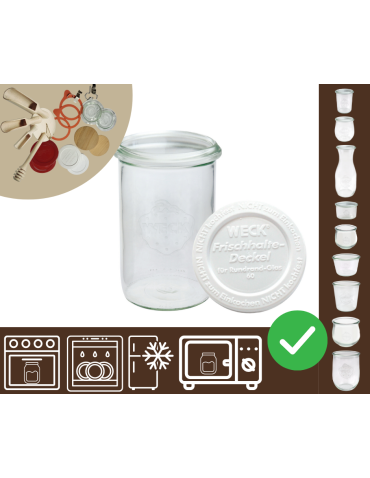 Słoiki WECK / plastikowe wieko słoik 1050ml 1l MOLD