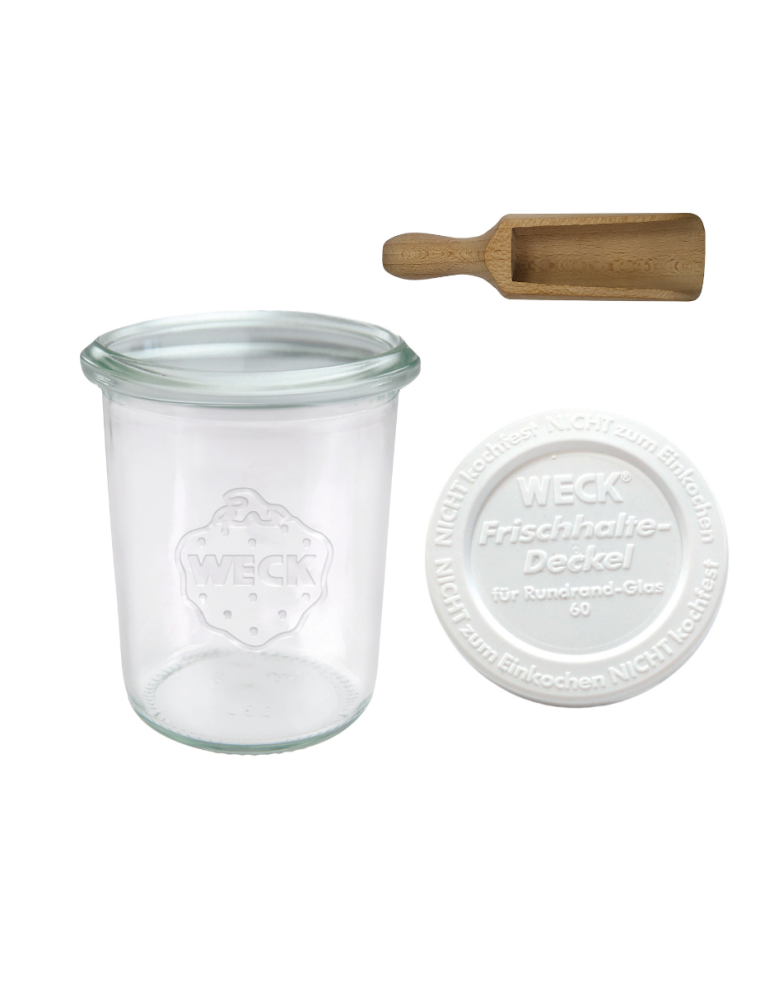 Słoiki i Dodatki - Słoiki WECK / plastikowe wieko, miarka słoik 160ml MOLD - product b2b.wamar.biz 3