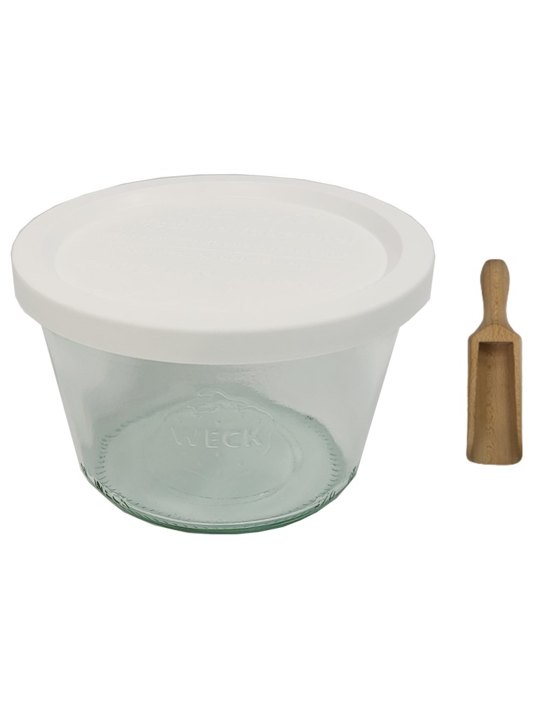 Słoiki i Dodatki - Słoiki WECK / plastikowe wieko, miarka słoik 370ml MOLD - product b2b.wamar.biz 3