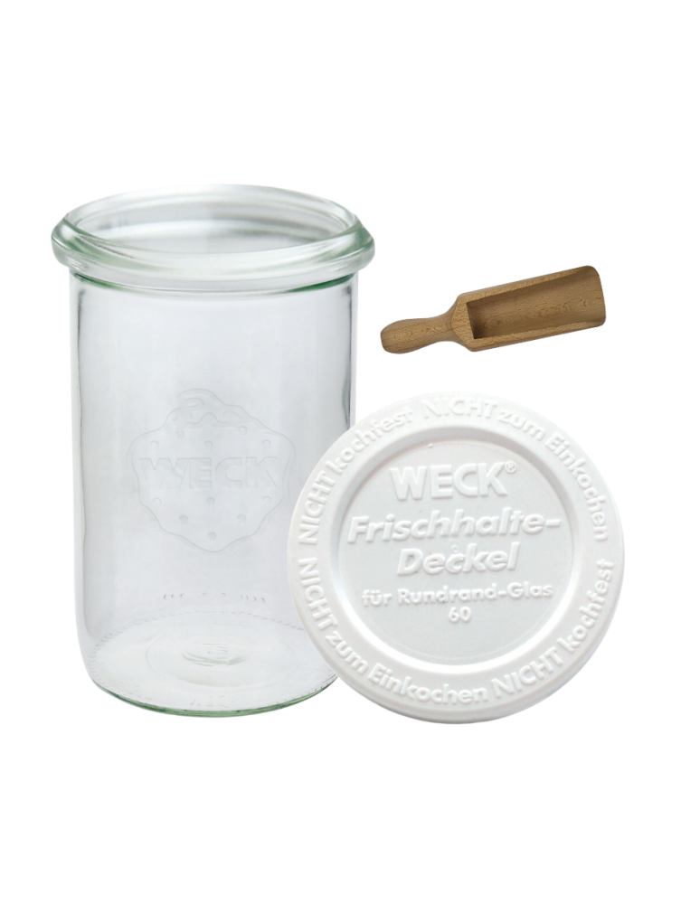 Słoiki i Dodatki - Słoiki WECK / plastikowe wieko, miarka słoik 1050ml 1l MOLD - product b2b.wamar.biz 3