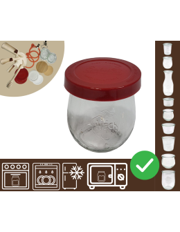 Słoiki WECK / silikonowe wieko słoik 220ml TULIP