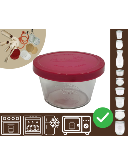 Słoiki WECK / silikonowe wieko słoik 370ml MOLD