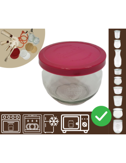 Słoiki WECK / silikonowe wieko słoik 580ml TULIP