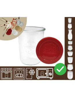 Słoiki WECK / silikonowe wieko słoik 850ml MOLD