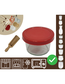 Słoiki WECK / silikonowe wieko, miarka słoik 200ml MOLD