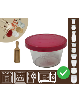 Słoiki WECK / silikonowe wieko, miarka słoik 370ml MOLD