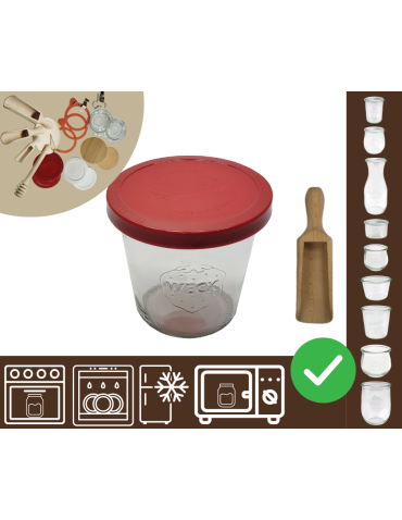 Słoiki WECK / silikonowe wieko, miarka słoik 580ml MOLD