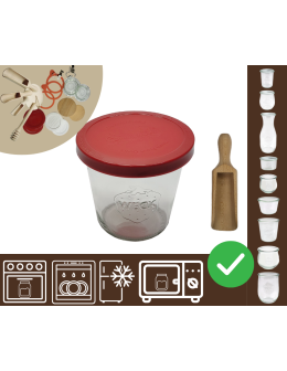 Słoiki WECK / silikonowe wieko, miarka słoik 580ml MOLD