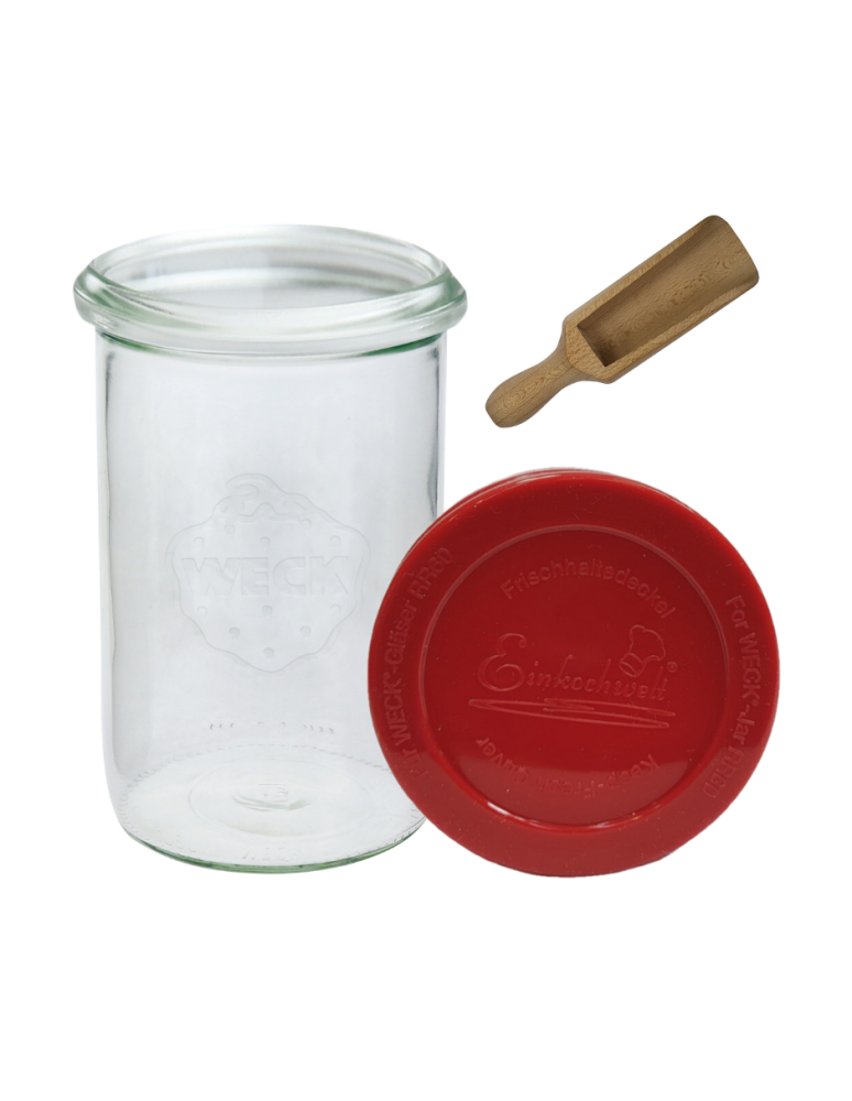 Słoiki i Dodatki - Słoiki WECK / silikonowe wieko, miarka słoik 1050ml 1l MOLD - product b2b.wamar.biz 3