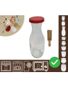 Słoiki WECK / silikonowe wieko, miarka KARAFKA 1l 1062ml BUTELKA