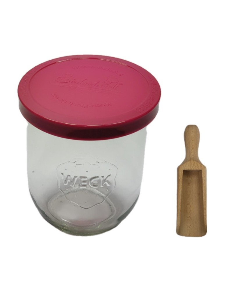 Słoiki i Dodatki - Słoiki WECK / silikonowe wieko, miarka słoik 1l 1062ml TULIP - product b2b.wamar.biz 3