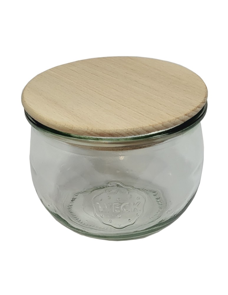 Słoiki i Dodatki - Słoiki WECK / drewniane wieko słoik 370ml TULIP - product b2b.wamar.biz 3