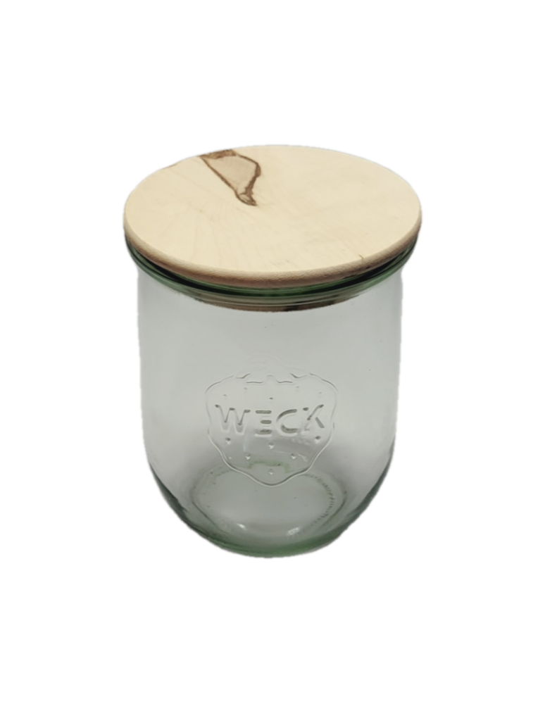 Słoiki i Dodatki - Słoiki WECK / drewniane wieko słoik 1l 1062ml TULIP - product b2b.wamar.biz 3